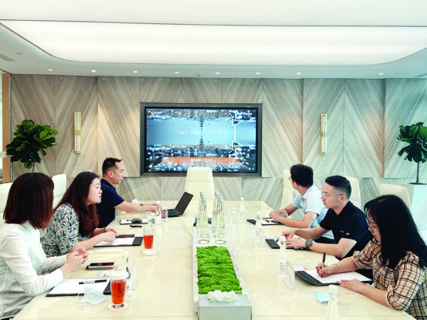     駐深招商團隊與企業座談。惠州日報記者謝菁菁 通訊員梁倍瑜 攝