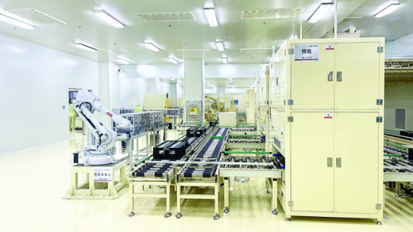     億緯鋰能第二十九工廠擁有世界一流設(shè)備。