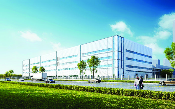     德賽西威智能網(wǎng)聯(lián)惠南工業(yè)園二期項(xiàng)目效果圖。（翻拍）