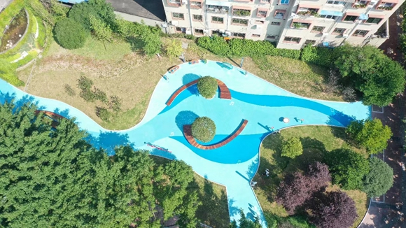 城市新增綠地。銅梁區城市管理局供圖 華龍網發